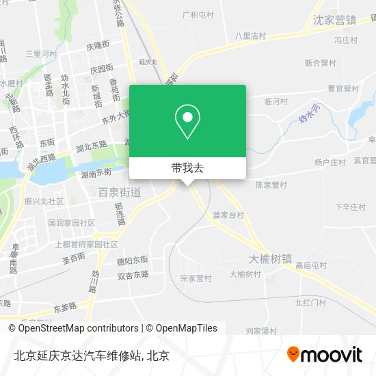 北京延庆京达汽车维修站地图