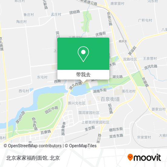 北京家家福削面馆地图