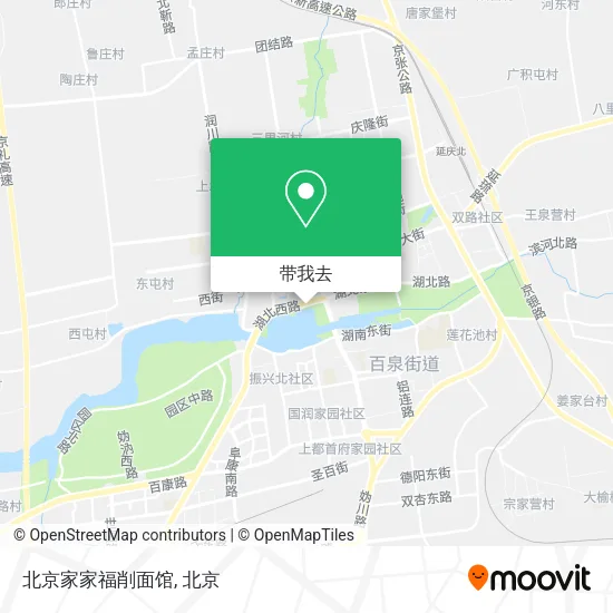 北京家家福削面馆地图