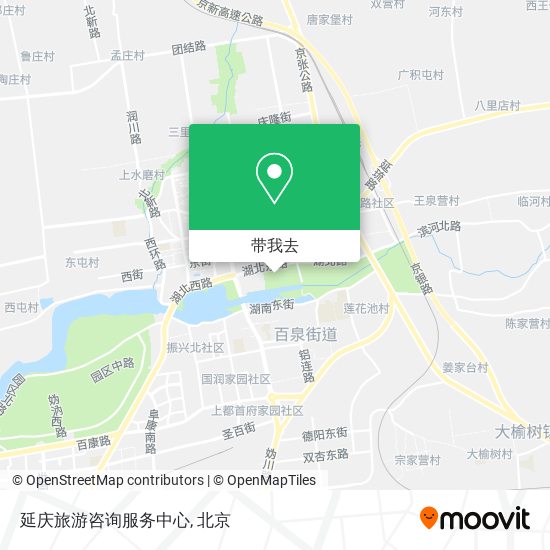 延庆旅游咨询服务中心地图