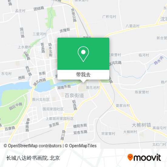 长城八达岭书画院地图