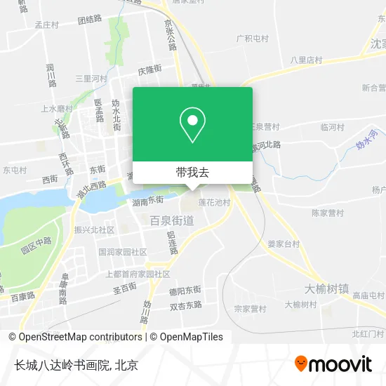 长城八达岭书画院地图