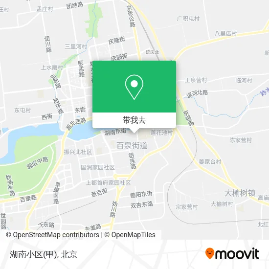 湖南小区(甲)地图