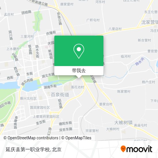 延庆县第一职业学校地图