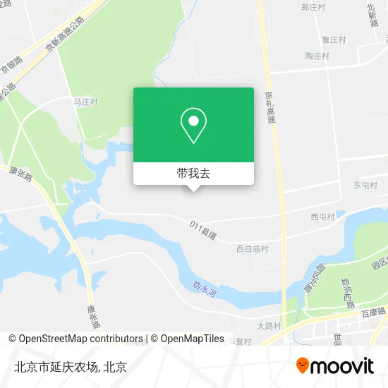 北京市延庆农场地图