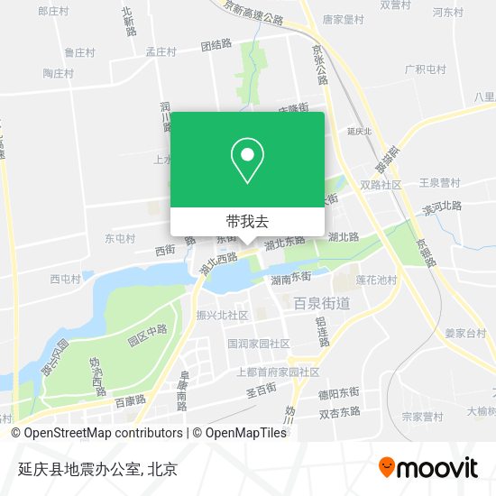 延庆县地震办公室地图