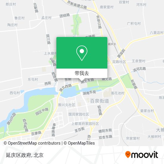 延庆区政府地图