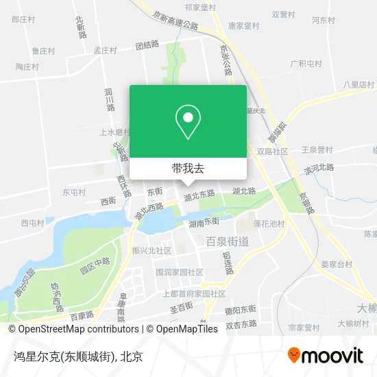 鸿星尔克(东顺城街)地图