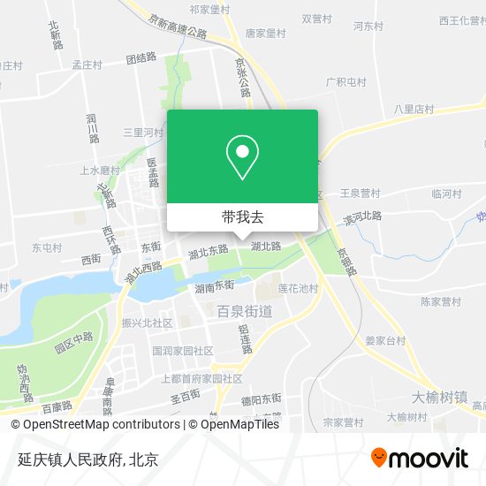 延庆镇人民政府地图