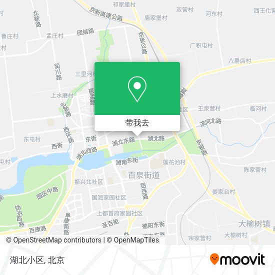 湖北小区地图