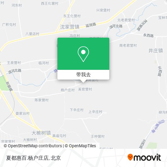 夏都惠百.杨户庄店地图