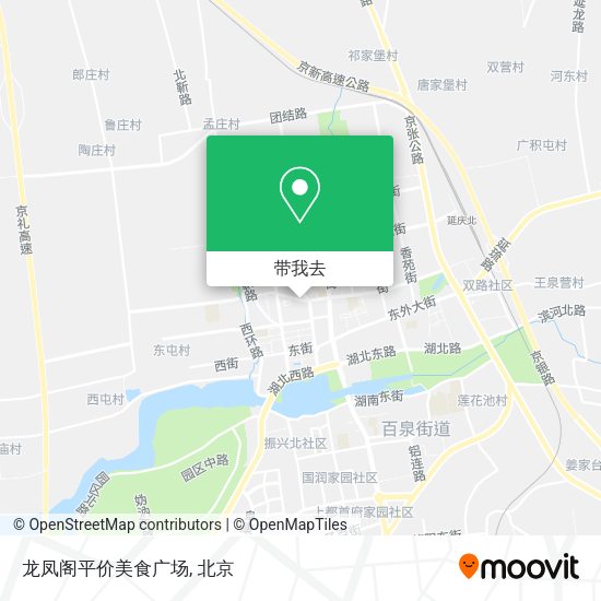龙凤阁平价美食广场地图