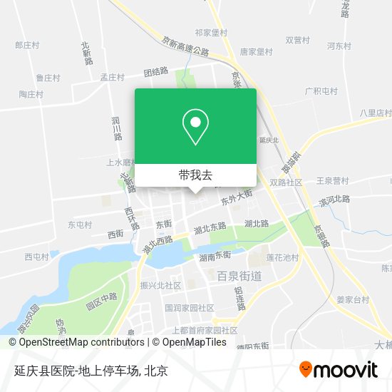 延庆县医院-地上停车场地图