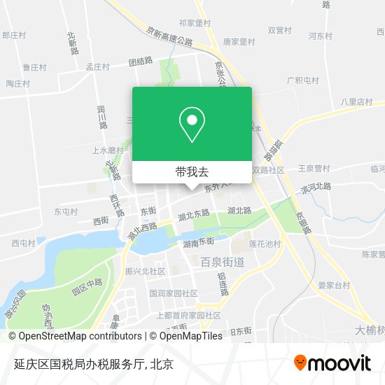 延庆区国税局办税服务厅地图