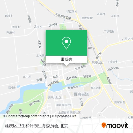 延庆区卫生和计划生育委员会地图