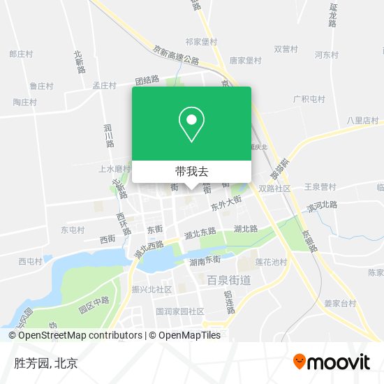 胜芳园地图
