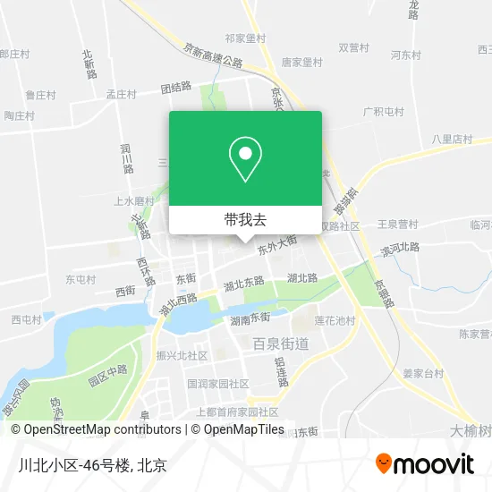 川北小区-46号楼地图