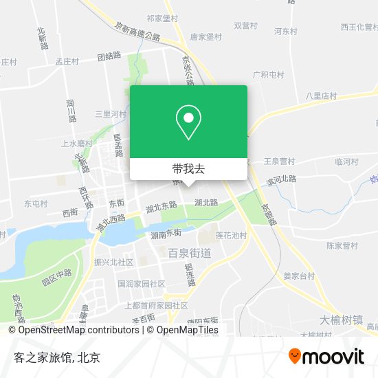 客之家旅馆地图