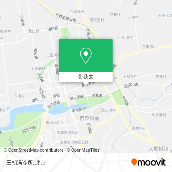 王朝满诊所地图
