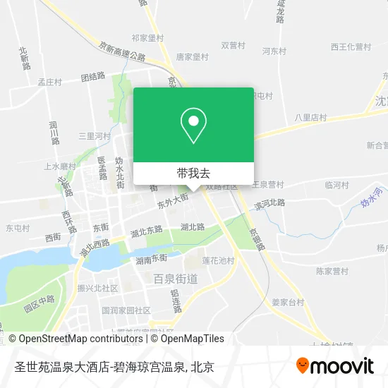 圣世苑温泉大酒店-碧海琼宫温泉地图