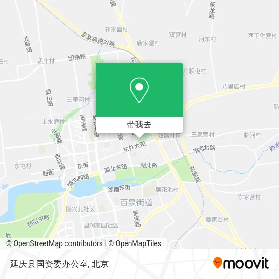 延庆县国资委办公室地图