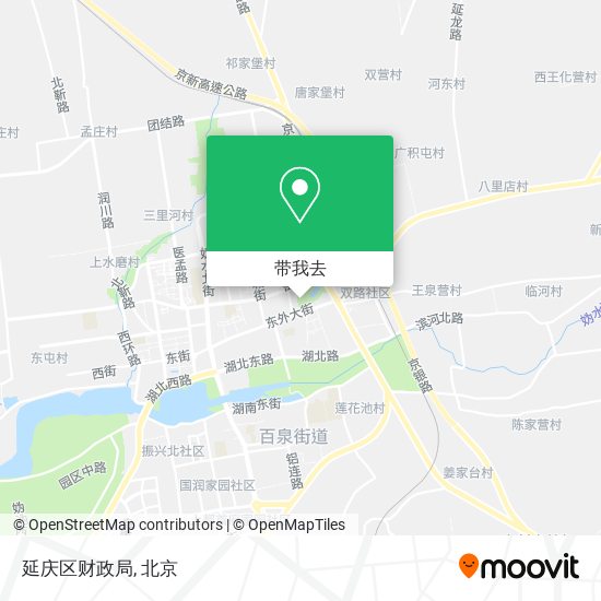 延庆区财政局地图