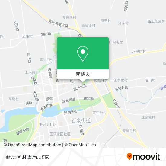 延庆区财政局地图