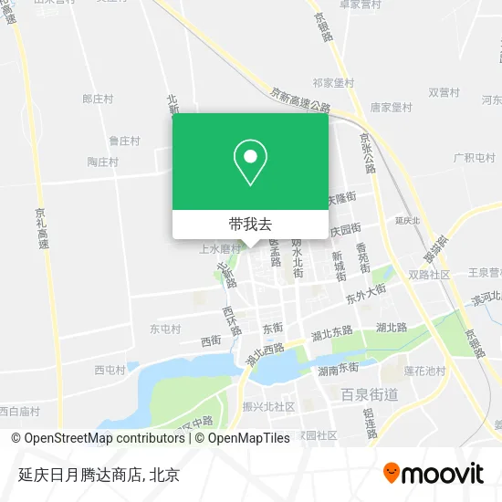 延庆日月腾达商店地图