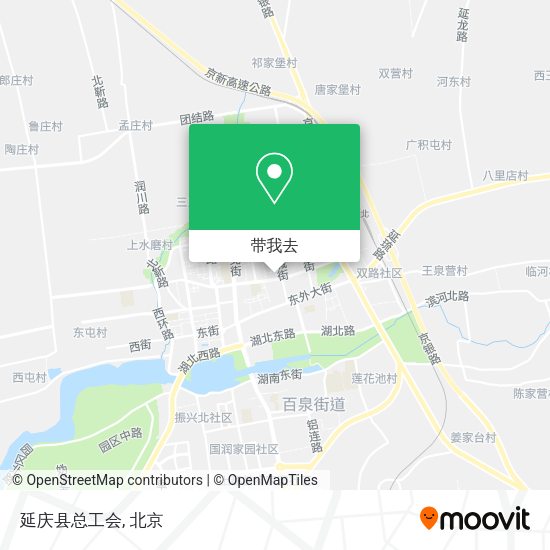延庆县总工会地图