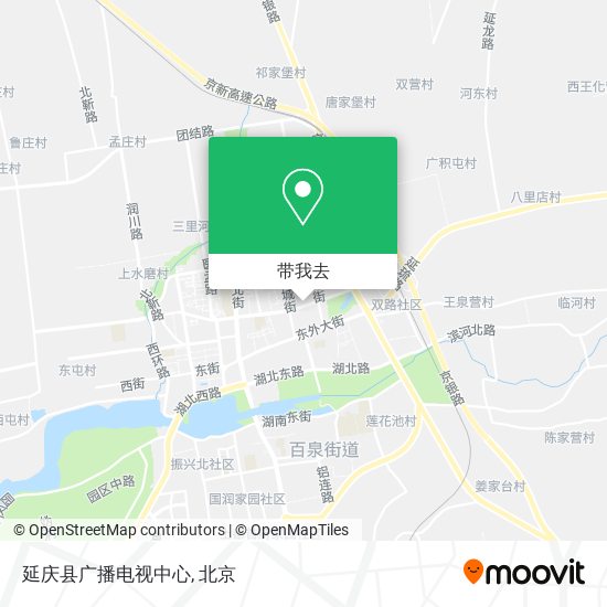 延庆县广播电视中心地图