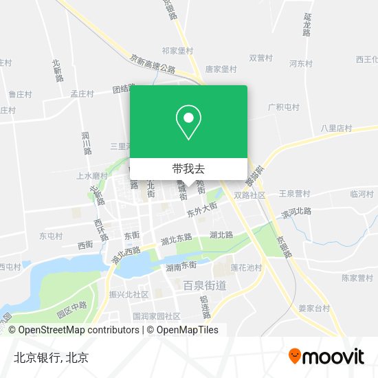 北京银行地图