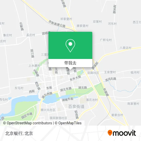 北京银行地图