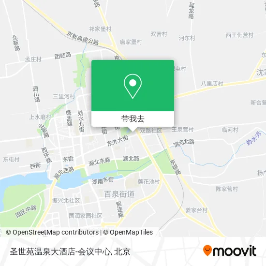 圣世苑温泉大酒店-会议中心地图