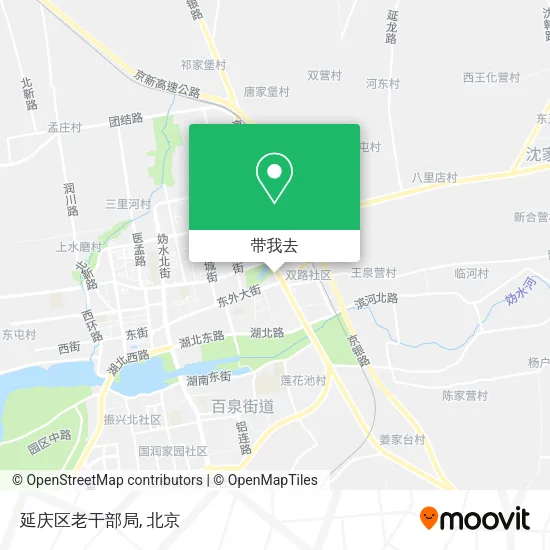 延庆区老干部局地图