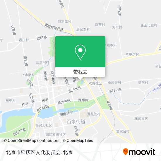 北京市延庆区文化委员会地图