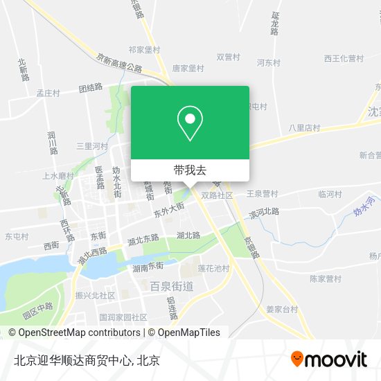 北京迎华顺达商贸中心地图
