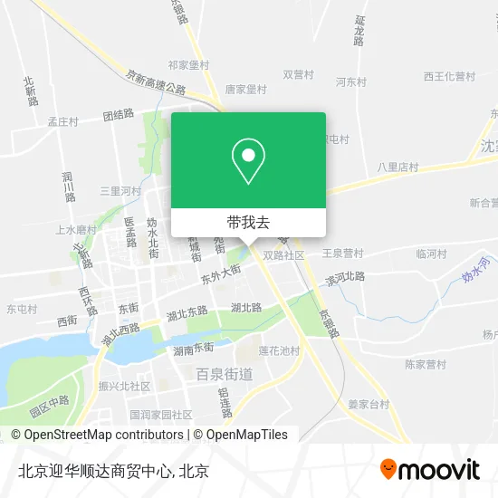 北京迎华顺达商贸中心地图
