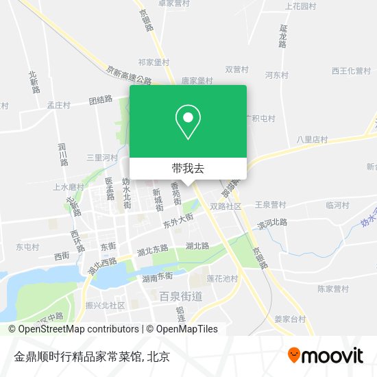 金鼎顺时行精品家常菜馆地图