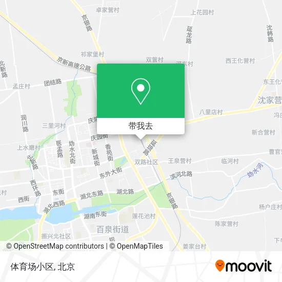 体育场小区地图