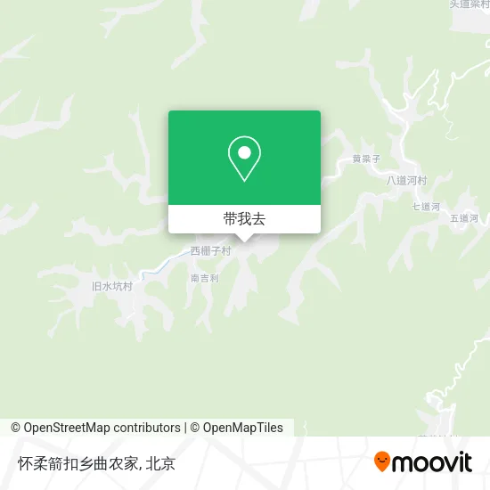 怀柔箭扣乡曲农家地图
