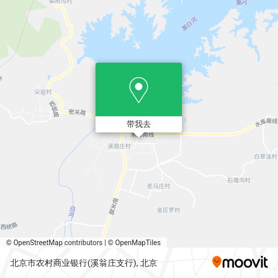 北京市农村商业银行(溪翁庄支行)地图