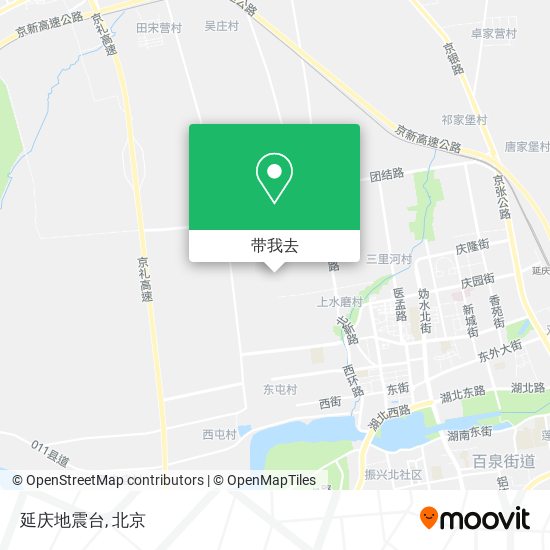 延庆地震台地图