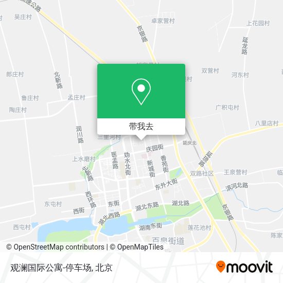 观澜国际公寓-停车场地图