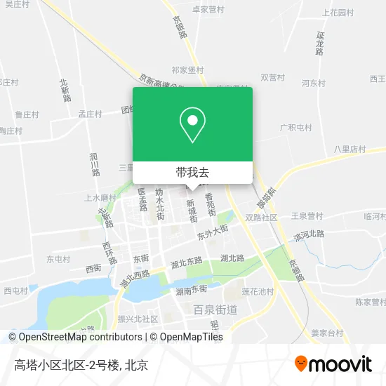 高塔小区北区-2号楼地图
