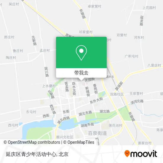 延庆区青少年活动中心地图