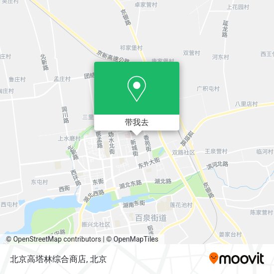 北京高塔林综合商店地图