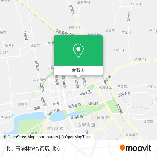 北京高塔林综合商店地图