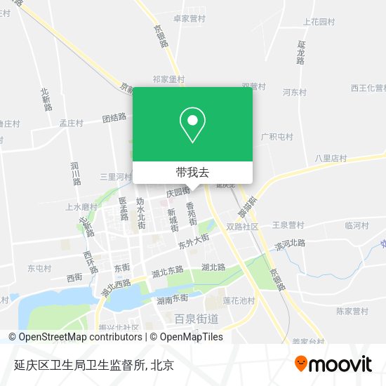 延庆区卫生局卫生监督所地图