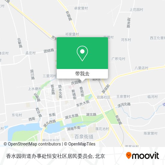 香水园街道办事处恒安社区居民委员会地图
