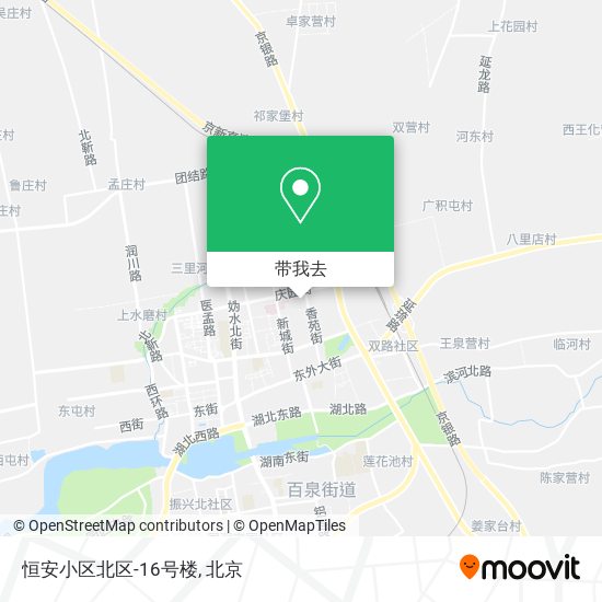 恒安小区北区-16号楼地图